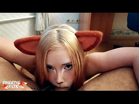 ❤️ Kitsune anameza mboo na kumeza mdomoni Ponografia ya mkundu ❌️❤